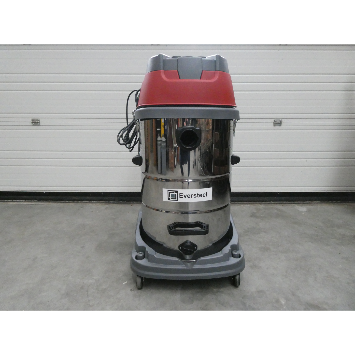 Eversteel - Nat-en droogzuiger - 80 Liter - Industriële Stofzuiger