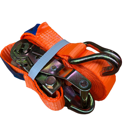 20x Eversteel - Spanband - 2 delig - 1,5 ton - 6 meter - 25 mm - oranje